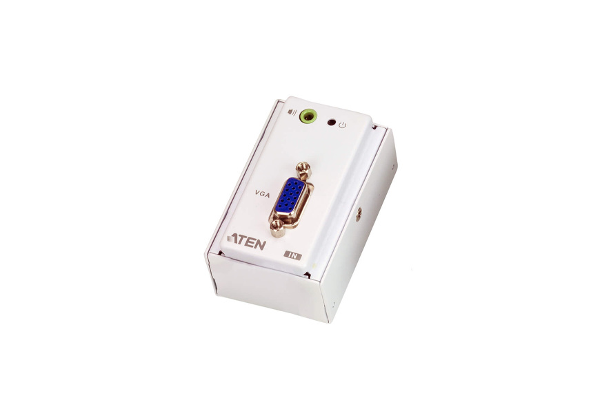 Zdjęcie produktu: ATEN VGA/Audio Cat 5 Extender with MK Wall Plate VE157-AT-G