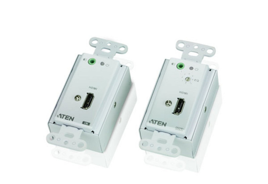 Zdjęcie produktu: ATEN HDMI/Audio Cat 5 Extender Wall Plate (1080p@40m) VE806-AT-G Zdjęcie produktu: ATEN HDMI/Audio Cat 5 Extender Wall Plate (1080p@40m) VE806-AT-G
