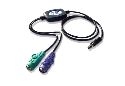 Miniatura produktu: ATEN PS/2 to USB Adapter (90cm) UC10KM-AT Miniatura produktu: ATEN PS/2 to USB Adapter (90cm) UC10KM-AT