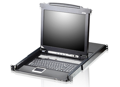 Miniatura produktu: ATEN 8-Port PS/2-USB VGA 17" LCD KVM Switch with Daisy-Chain Port and USB Peripheral Support with Fingerprint reader CL5708FM-AT-AG Miniatura produktu: ATEN 8-Port PS/2-USB VGA 17" LCD KVM Switch with Daisy-Chain Port and USB Peripheral Support with Fingerprint reader CL5708FM-AT-AG