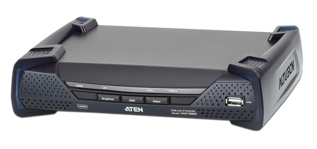Miniatura produktu: ATEN 4K HDMI Single Display KVM over IP Receiver KE8950R-AX-G Miniatura produktu: ATEN 4K HDMI Single Display KVM over IP Receiver KE8950R-AX-G