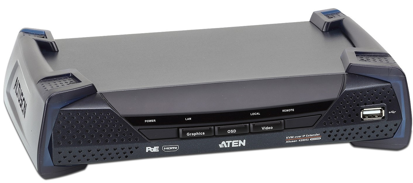 ATEN 4K HDMI KVM over IP PoE KE8952R-AX ATEN 4K HDMI KVM over IP PoE KE8952R-AX