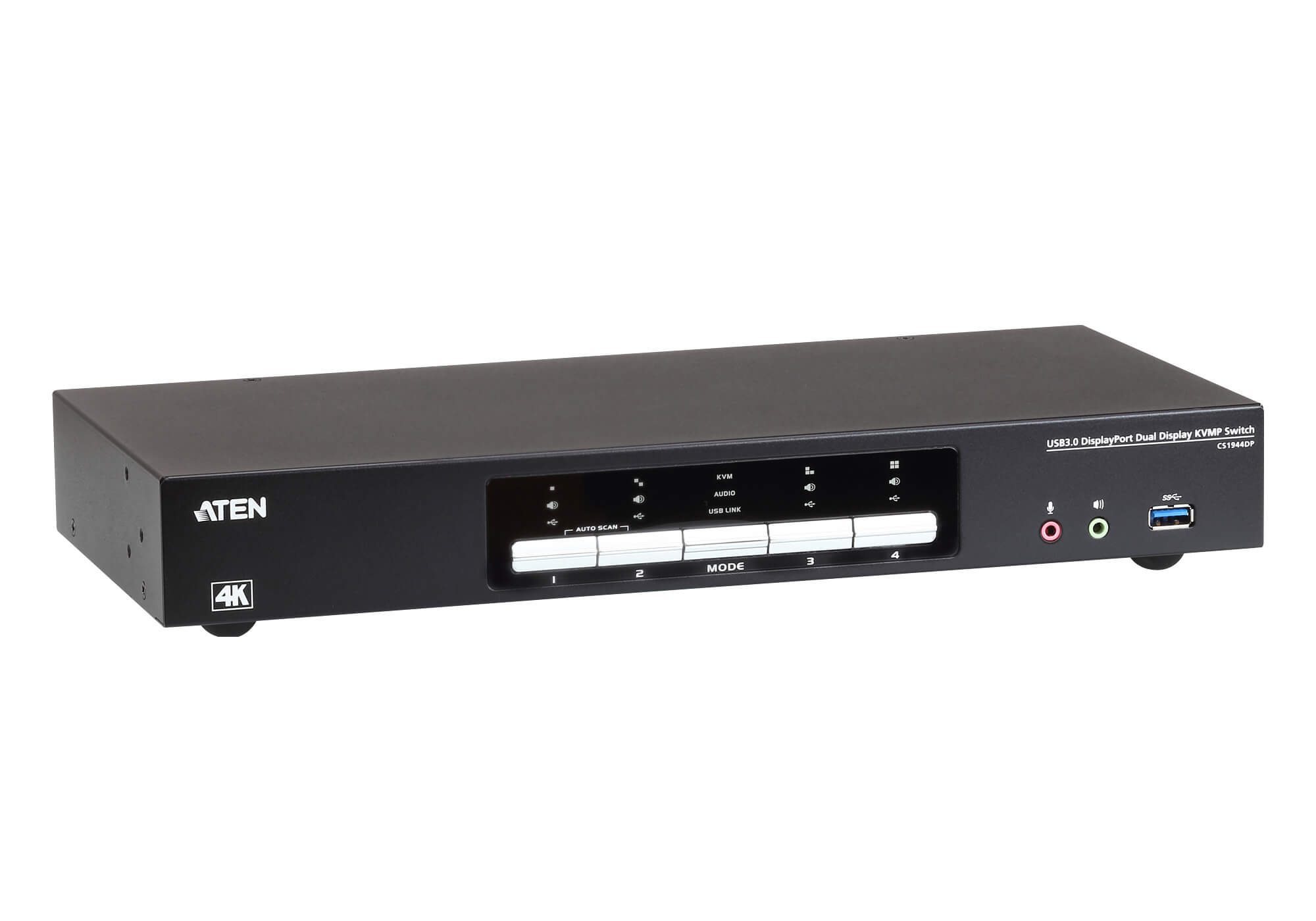 ATEN 4-Port USB 3.0 4K DP KVMP CS1944DP-AT-G