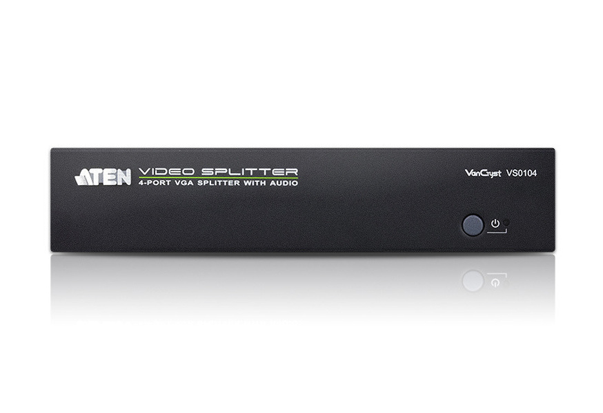 Zdjęcie produktu: ATEN 4-Port VGA/Audio Splitter VS0104-AT-G