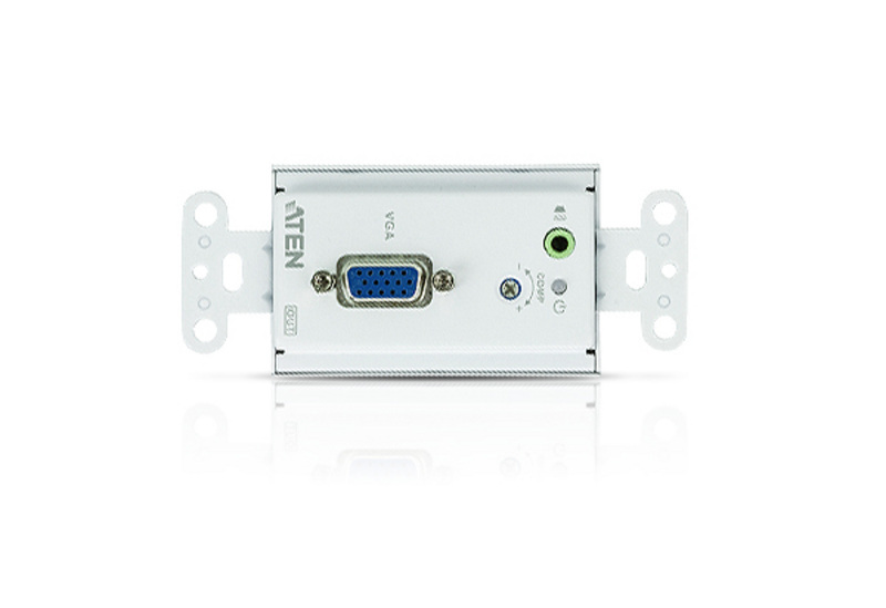 ATEN VGA/Audio Cat 5 Extender Wall Plate (1280 x 1024@150m) VE156-AT-G