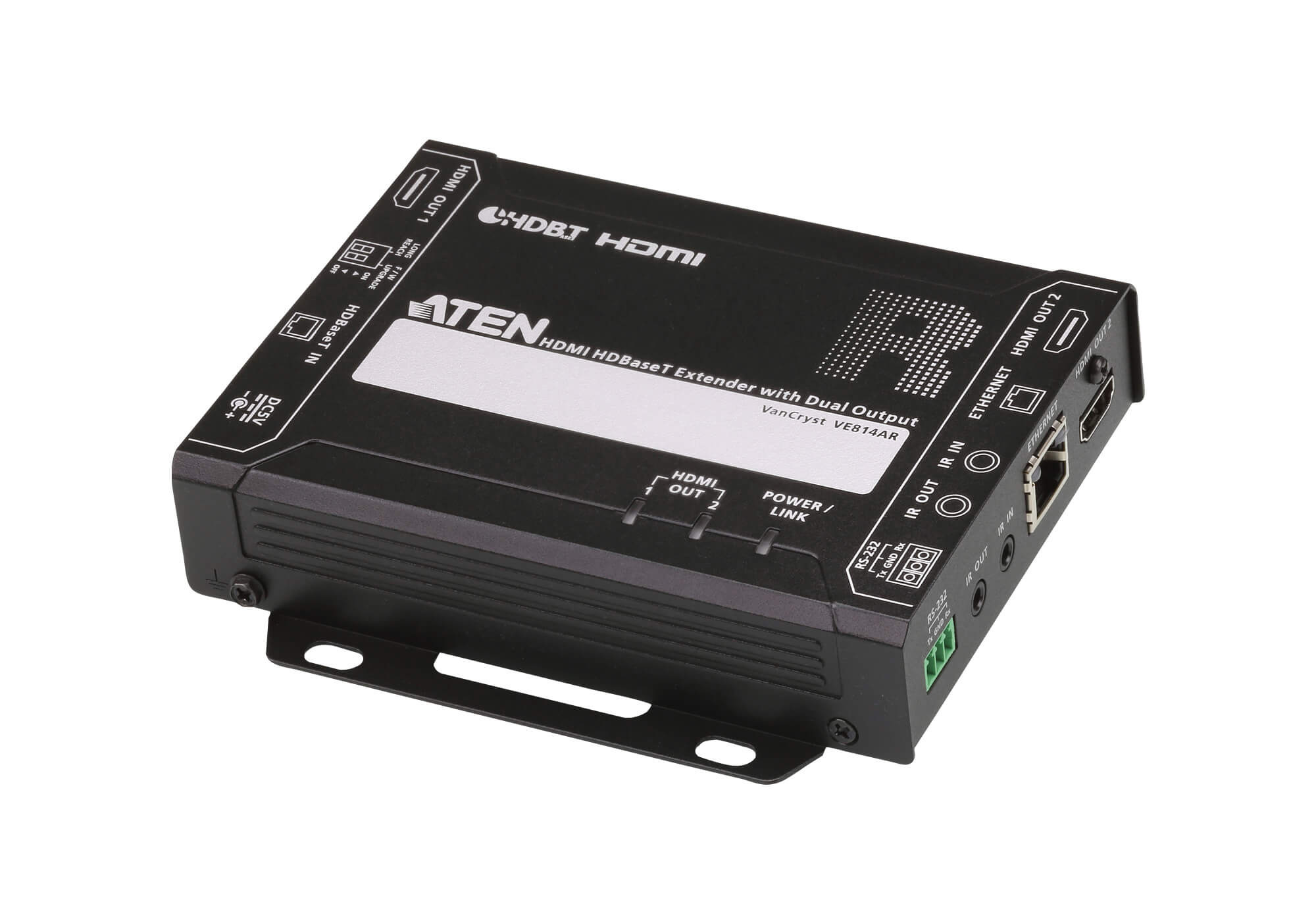 ATEN HDMI HDBaseT Extender with Dual Output (4K@100m) (HDBaseT Class A) VE814A-AT-G ATEN HDMI HDBaseT Extender with Dual Output (4K@100m) (HDBaseT Class A) VE814A-AT-G