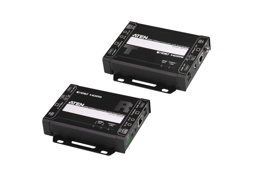 Zdjęcie produktu: ATEN HDMI HDBaseT Extender with Dual Output (4K@100m) (HDBaseT Class A) VE814A-AT-G Zdjęcie produktu: ATEN HDMI HDBaseT Extender with Dual Output (4K@100m) (HDBaseT Class A) VE814A-AT-G