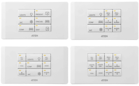 Miniatura produktu: ATEN Control System - 12-button Keypad (EU, 2 Gang) VK112EU-AT