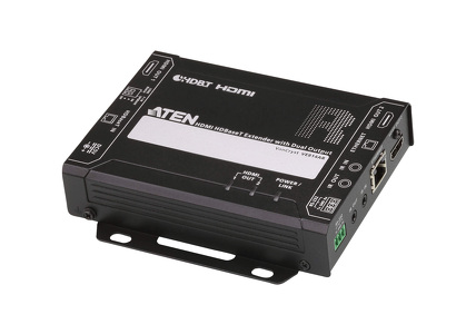 Miniatura produktu: ATEN HDMI HDBaseT Receiver with Dual Output (4K@100m) (HDBaseT Class A) VE814AR-AT-G