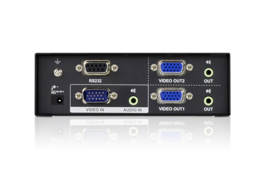 Zdjęcie produktu: ATEN 2-Port VGA/Audio Splitter VS0102-AT-G