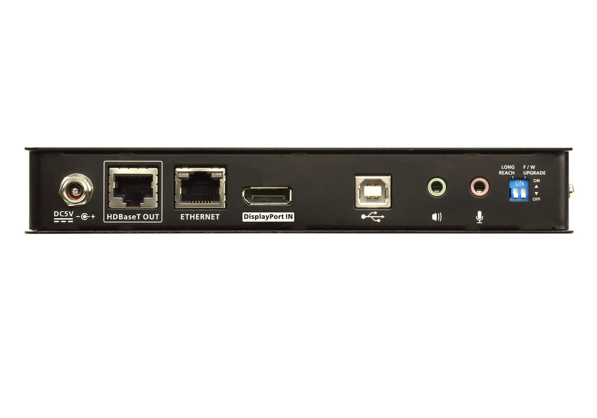 Zdjęcie produktu: ATEN USB DisplayPort HDBaseT2.0 KVM Extender, 4K@100m (Local Unit) CE920L-AT-G