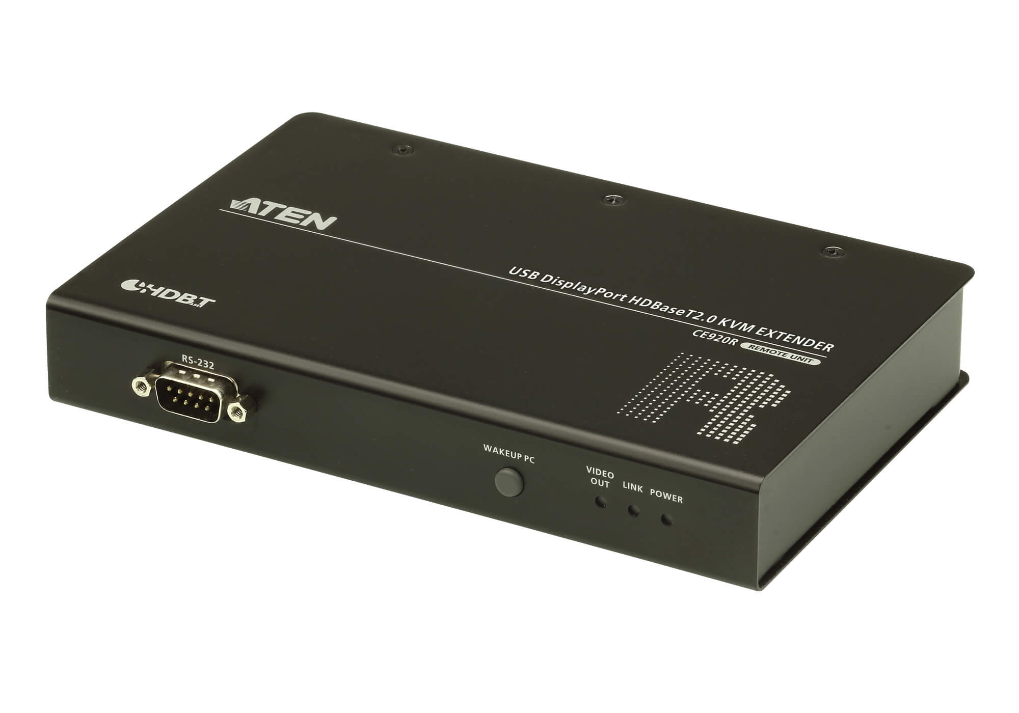 ATEN USB DisplayPort HDBaseT2.0 KVM Extender, 4K@100m (Remote Unit) CE920R-AT-G