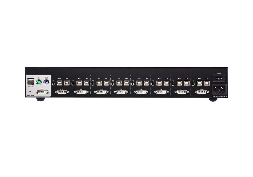 Zdjęcie produktu: ATEN 8-Port USB DVI KVM Switch CS1188D-AT-G