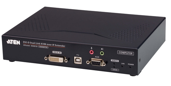 Miniatura produktu: ATEN DVI Dual Link KVM over IP Extender (Transmitter) KE6910T-AX-G