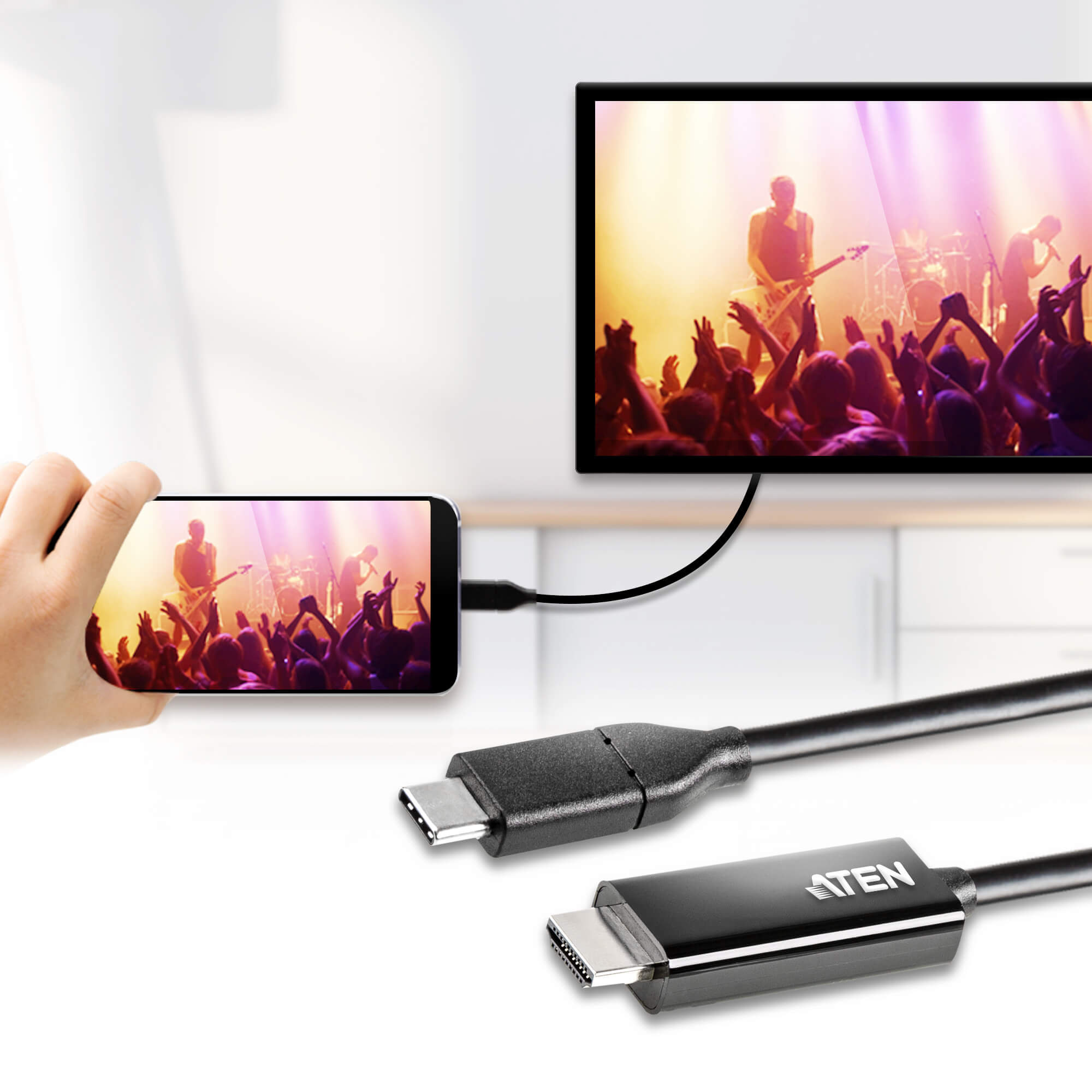 ATEN USB-C to 4K HDMI Converter (2.7M) UC3238-AT