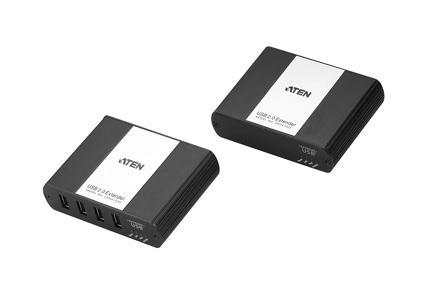 Miniatura produktu: ATEN 4-Port USB 2.0 Cat 5 Extender over LAN UEH4102-AT-G