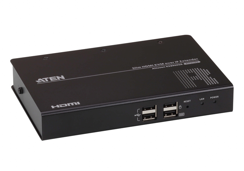 Zdjęcie produktu: ATEN Slim HDMI KVM over IP Extender (Receiver) KE8900SR-AX-G