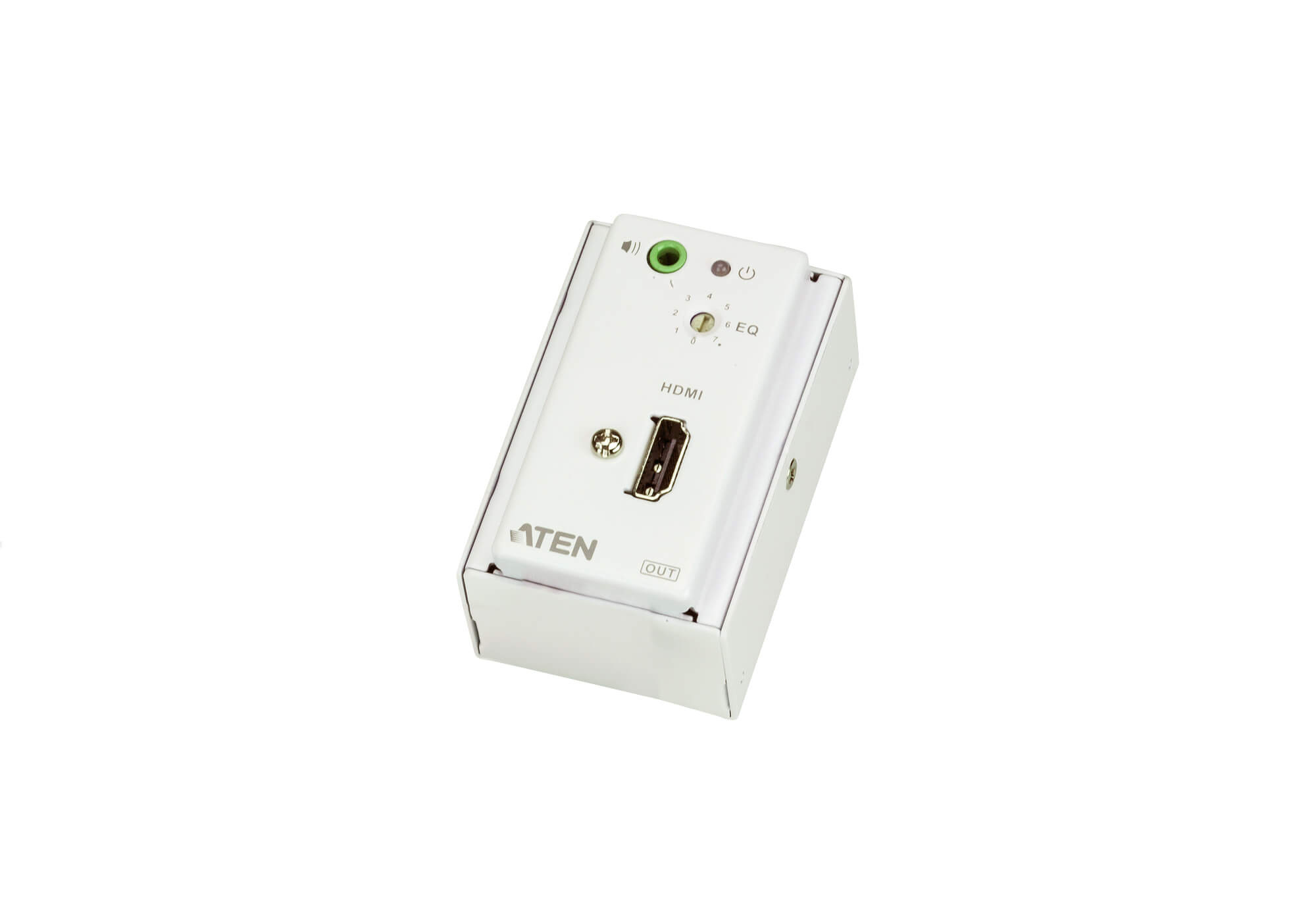 ATEN HDMI/Audio Cat 5 Extender with MK Wall Plate VE807-AT-G