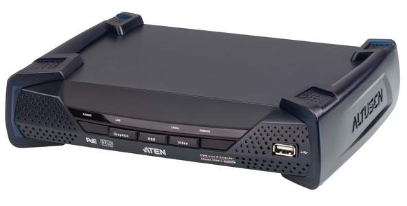 Miniatura produktu: ATEN DVI Dual Link KVM over IP Extender PoE (Receiver) KE6912R-AX
