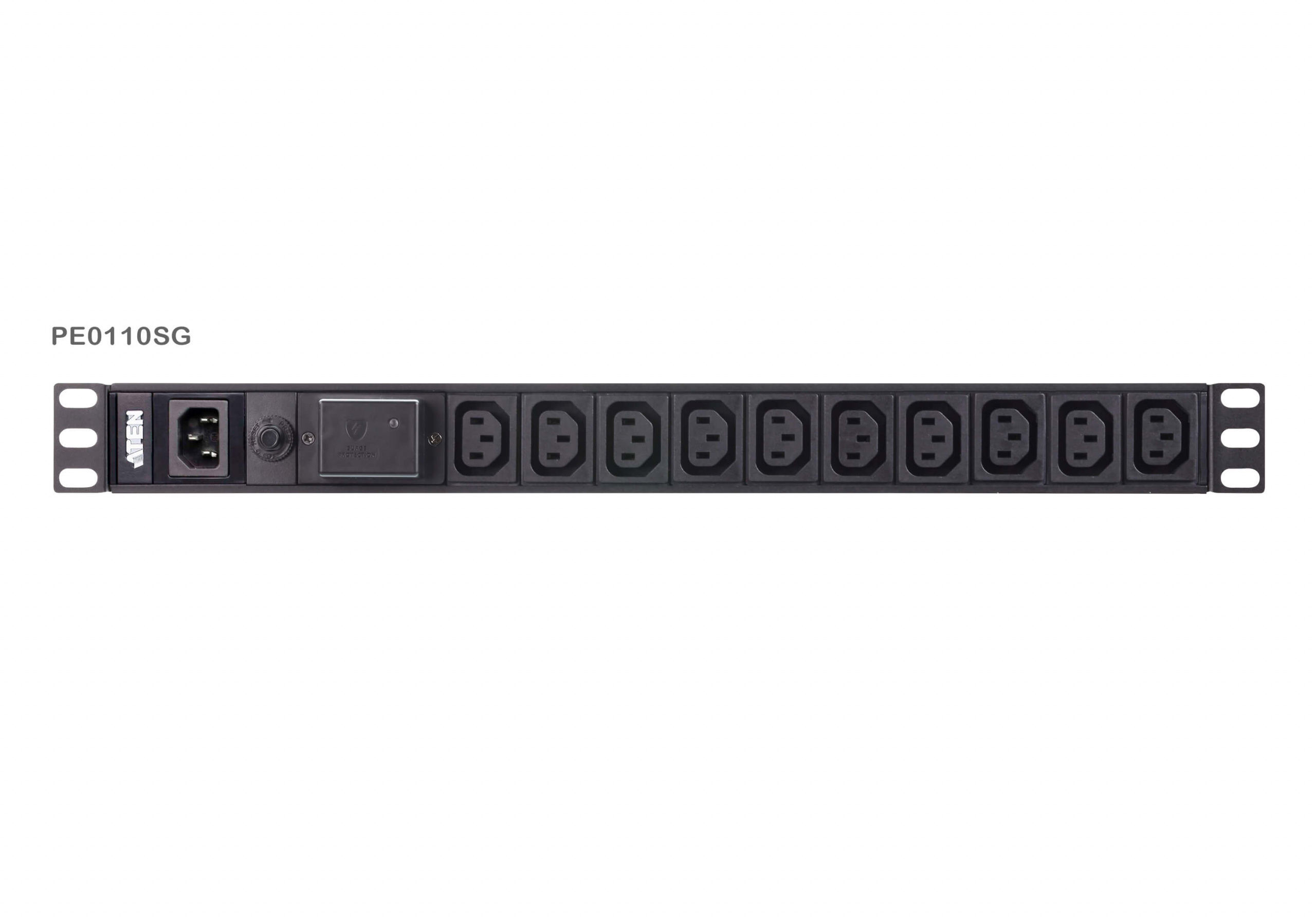 ATEN Basic 1U PDU 10A PE0110SG-AT-G