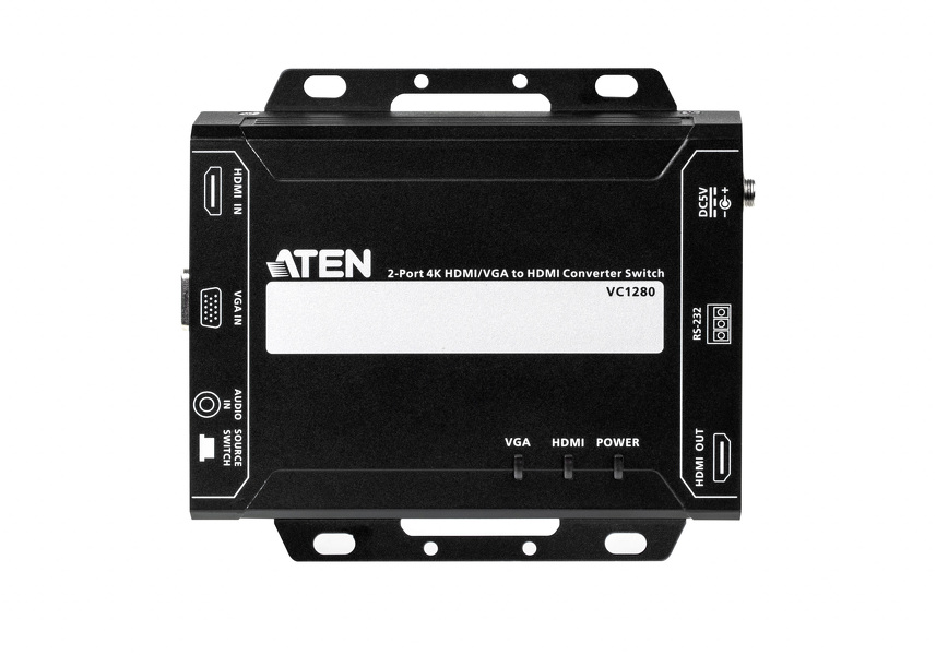 Zdjęcie produktu: ATEN 2-Port 4K HDMI/VGA to HDMI VC1280-AT-G