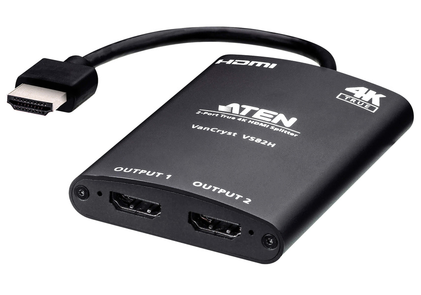 Zdjęcie produktu: ATEN 2-Port True 4K HDMI Splitter VS82H-AT