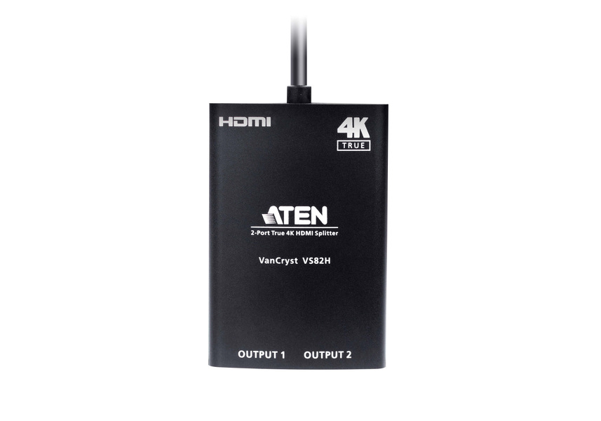 Zdjęcie produktu: ATEN 2-Port True 4K HDMI Splitter VS82H-AT