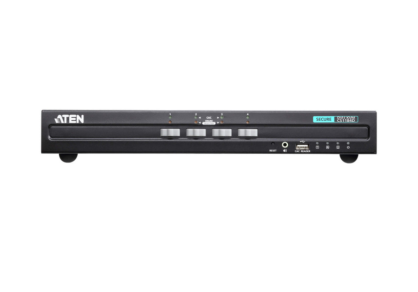 Zdjęcie produktu: ATEN 4-Port USB DVI KVM Switch CS1184D-AT-G Zdjęcie produktu: ATEN 4-Port USB DVI KVM Switch CS1184D-AT-G