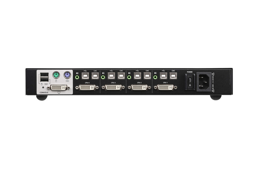 Zdjęcie produktu: ATEN 4-Port USB DVI KVM Switch CS1184D-AT-G Zdjęcie produktu: ATEN 4-Port USB DVI KVM Switch CS1184D-AT-G