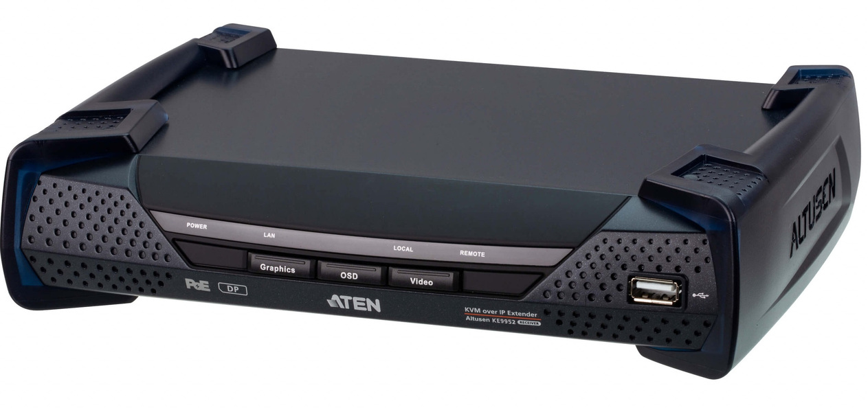 Zdjęcie produktu: ATEN 4K DisplayPort KVM over IP KE9952R-AX