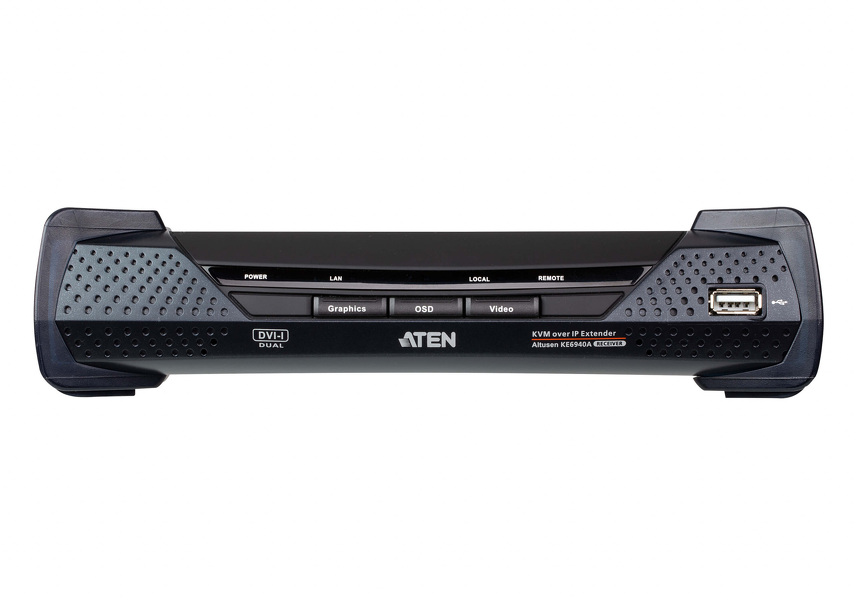 Zdjęcie produktu: ATEN DVI-I Dual Display KVM IP KE6940AR-AX-G