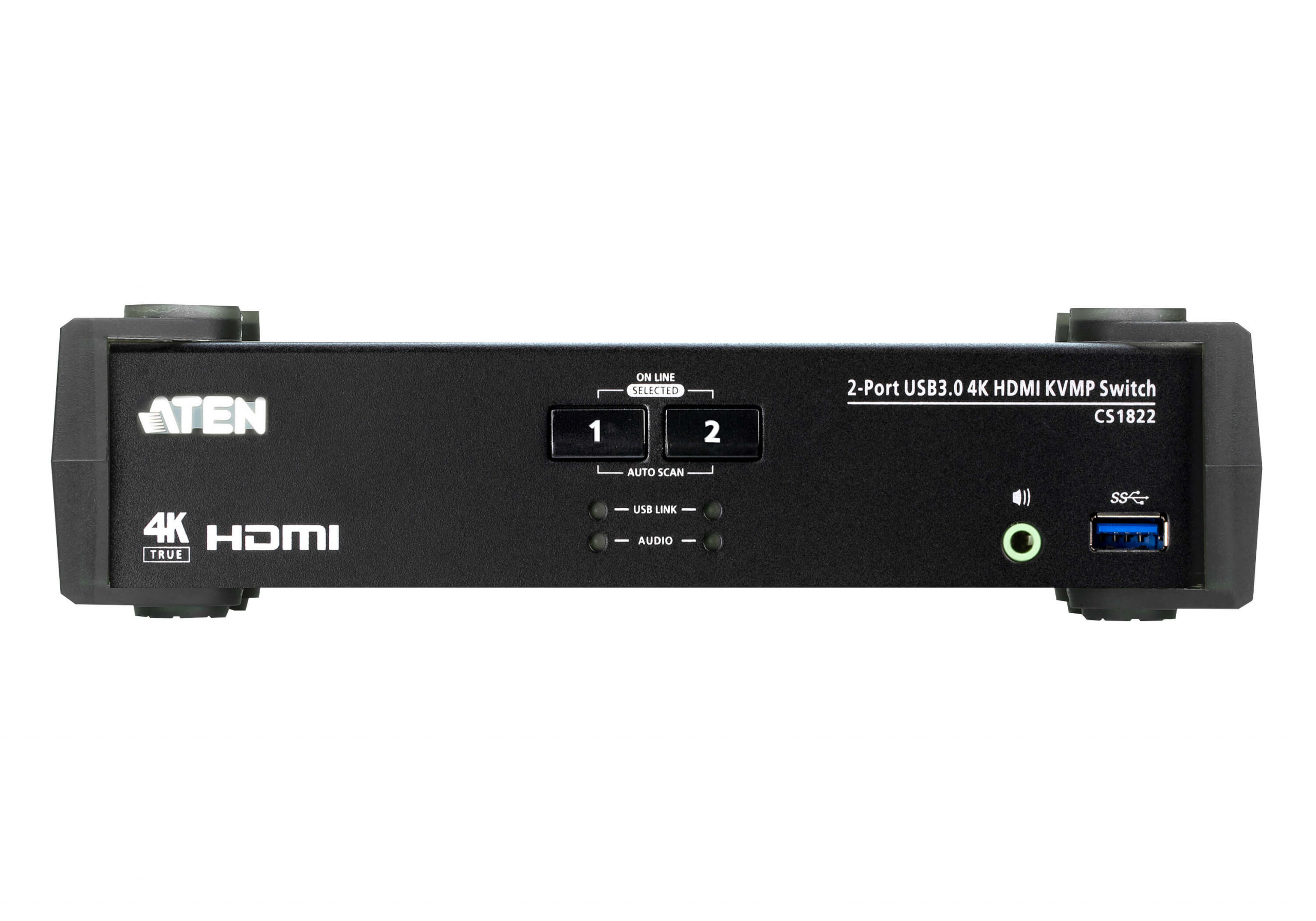 ATEN 2-Port USB3.0 4K HDMI KVMP CS1822-AT-G ATEN 2-Port USB3.0 4K HDMI KVMP CS1822-AT-G