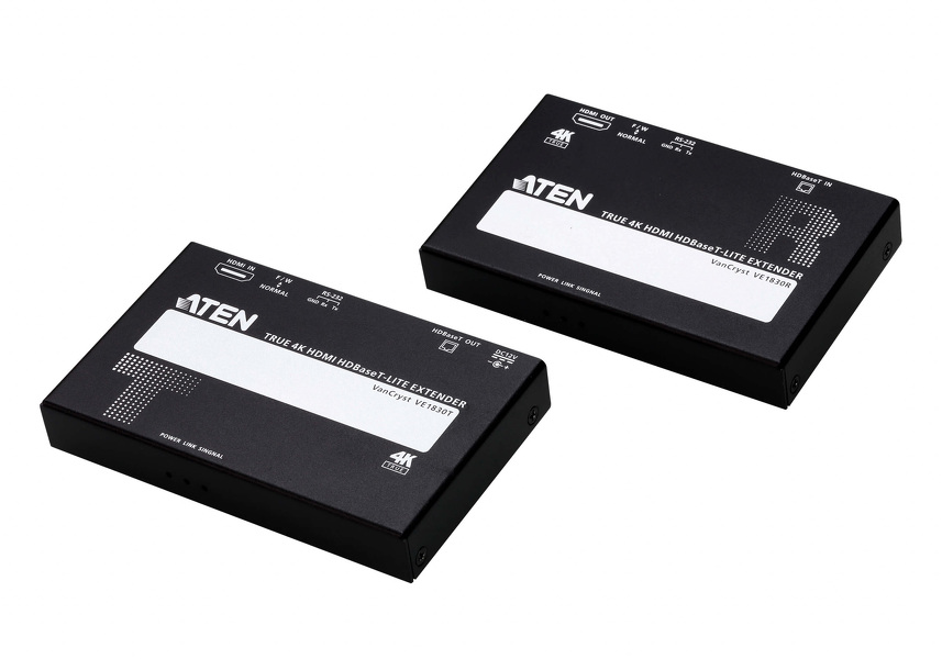 Zdjęcie produktu: ATEN True 4K HDMI HDBaseT-Lite Extender VE1830-AT-G Zdjęcie produktu: ATEN True 4K HDMI HDBaseT-Lite Extender VE1830-AT-G