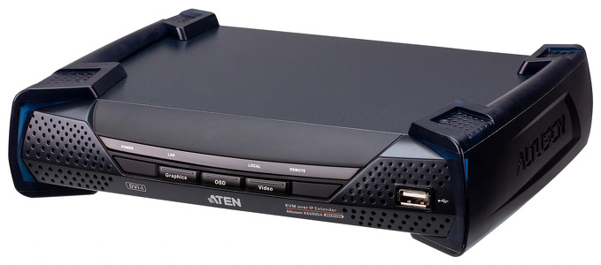 Miniatura produktu: ATEN DVI-I Single Display KVM over IP Extender Receiver KE6900AR-AX-G