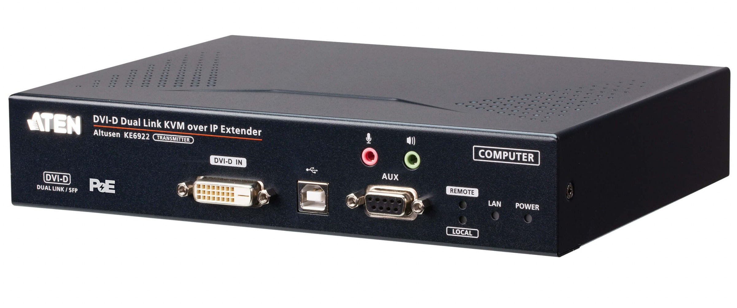 ATEN 2K DVI-D Dual-Link KVM IP KE6922T-AX