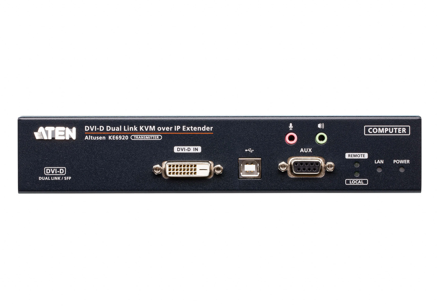 Zdjęcie produktu: ATEN 2K DVI-D Dual-Link KVM SFP KE6920T-AX-G