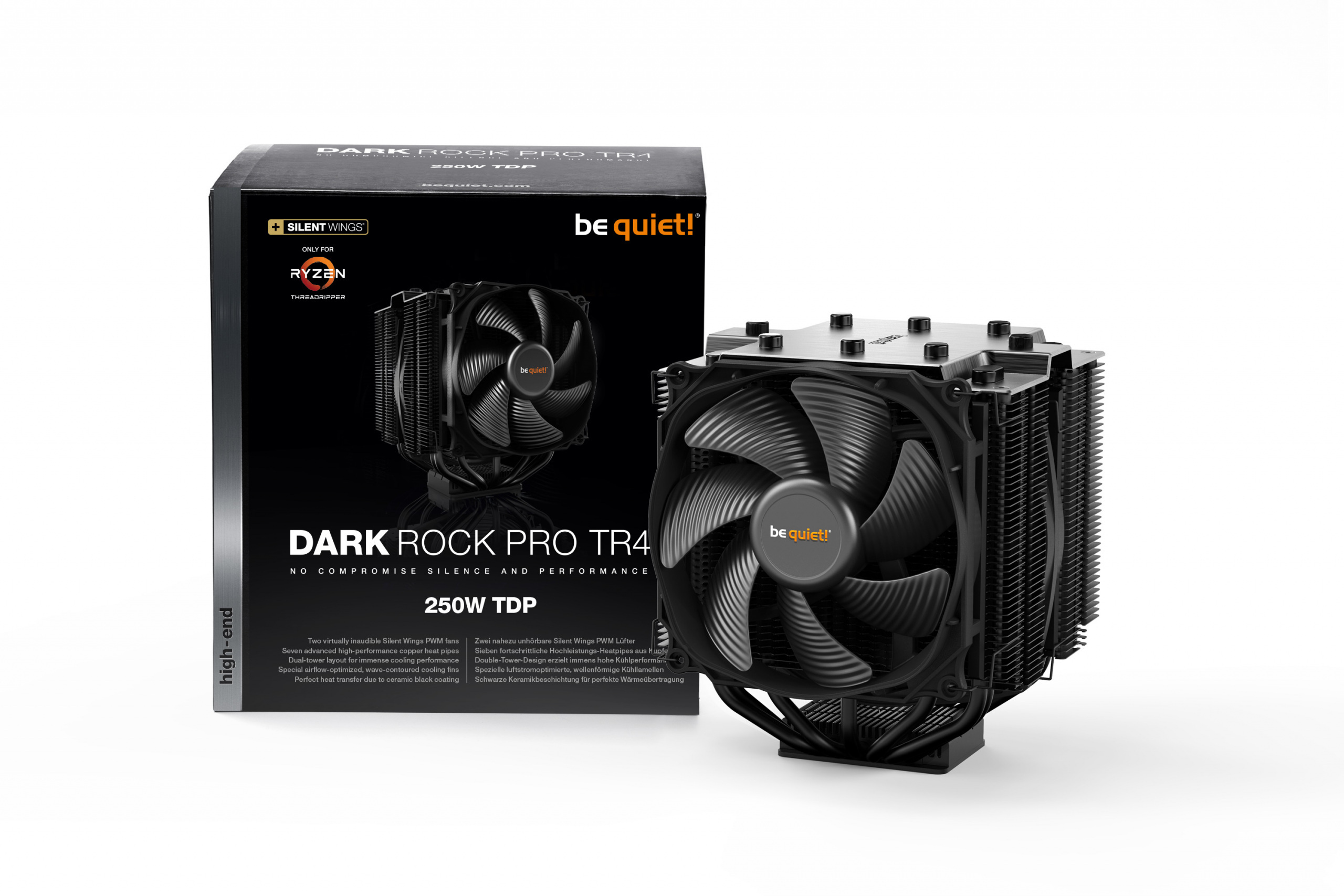 Chłodzenie procesora be quiet! Dark Rock Pro TR4 Threadripper Chłodzenie procesora be quiet! Dark Rock Pro TR4 Threadripper