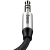 Miniatura zdjęcia: Kabel audio Baseus Yiven M30 miniJack 3,5mm 1 m srebrno-czarny (CAM30-BS1) Miniatura zdjęcia: Kabel audio Baseus Yiven M30 miniJack 3,5mm 1 m srebrno-czarny (CAM30-BS1)