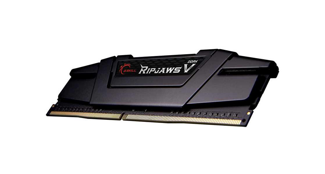 Zdjęcie produktu: Pamięć G.Skill RipjawsV DDR4 64GB (4x16GB) 3600MHz CL16 XMP2 F4-3600C16Q-64GVKC