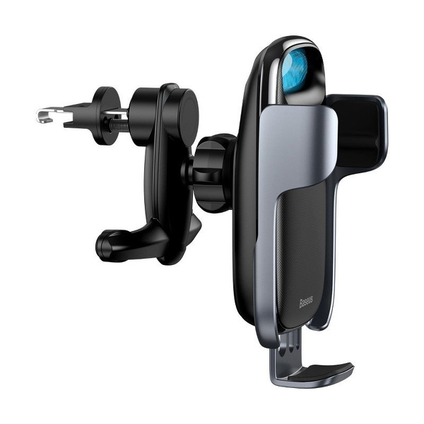 Zdjęcie produktu: Samochodowy uchwyt grawitacyjny do telefonu Baseus Milky Way z ładowarką indukcyjną Qi 15W (czarny) (WXHW02-01)