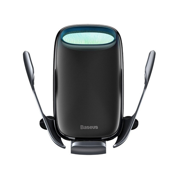 Zdjęcie produktu: Samochodowy uchwyt grawitacyjny do telefonu Baseus Milky Way z ładowarką indukcyjną Qi 15W (czarny) (WXHW02-01)