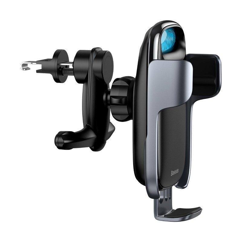 Samochodowy uchwyt grawitacyjny do telefonu Baseus Milky Way z ładowarką indukcyjną Qi 15W (czarny) (WXHW02-01)