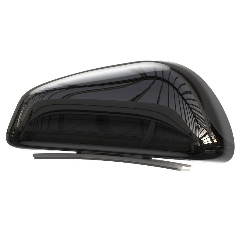 Akcesorium samochodowe Baseus dodatkowe samochodowe lusterko boczne Large View Reversing Auxiliary Mirror, 2 szt. (czarne) (ACFZJ-01)