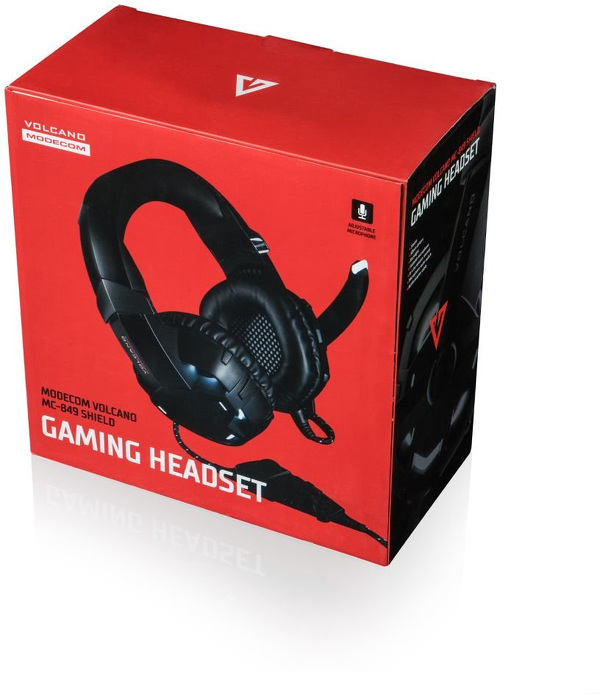 Zdjęcie produktu: Modecom SŁUCHAWKI NAGŁOWNE Z MIKROFONEM VOLCANO SHIELD S-MC-849-SHIELD Zdjęcie produktu: Modecom SŁUCHAWKI NAGŁOWNE Z MIKROFONEM VOLCANO SHIELD S-MC-849-SHIELD