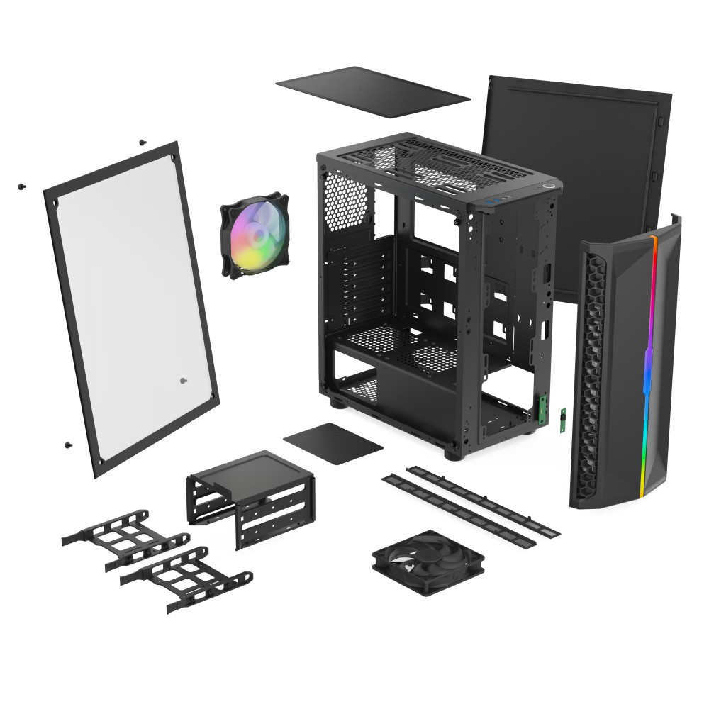 SilentiumPC Signum SG1Q EVO TG ARGB Pure Black (SPC253)