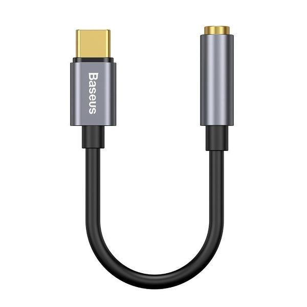 Zdjęcie produktu: Adapter Audio Baseus L54 TYP-C + minijack 3,5mm (szary) (CATL54-0G)