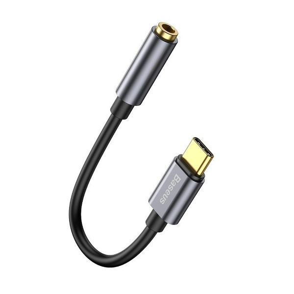 Zdjęcie produktu: Adapter Audio Baseus L54 TYP-C + minijack 3,5mm (szary) (CATL54-0G)