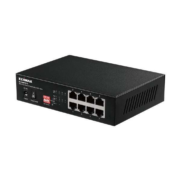 Zdjęcie produktu: EDIMAX ES-1008PHE V2 8-Portowy Switch 4xPoE+