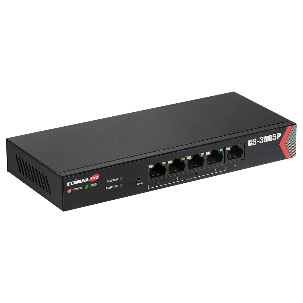 EDIMAX GS-3005P 5-portowy Gigabitowy Switch EDIMAX GS-3005P 5-portowy Gigabitowy Switch