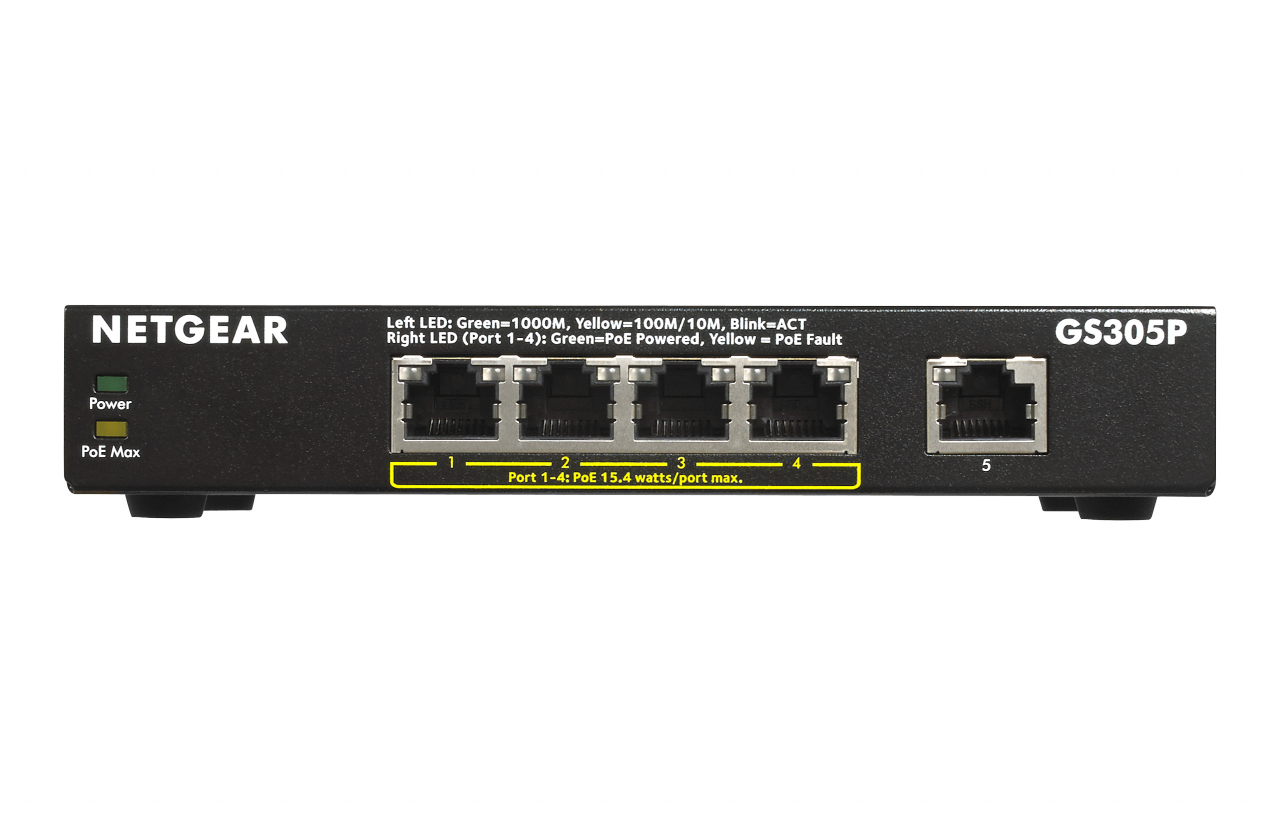 NETGEAR 5PT POE GIGABIT UNMANAGED SWITCH
